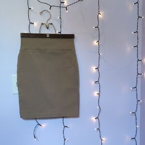 Windsor Classic Beige Pencil Skirt
